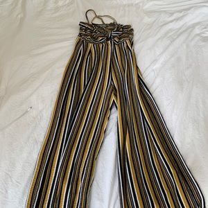 Striped jumpsuit